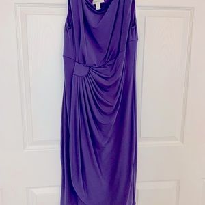 Dressbarn Size 8 Purple dress drapes